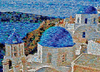 SANTORINI CUPOLE BLU